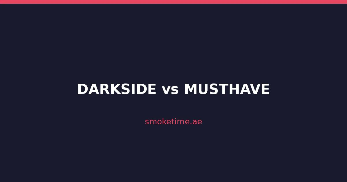 Darkside vs MustHave: Which Russian Tobacco Is Better? (2026)