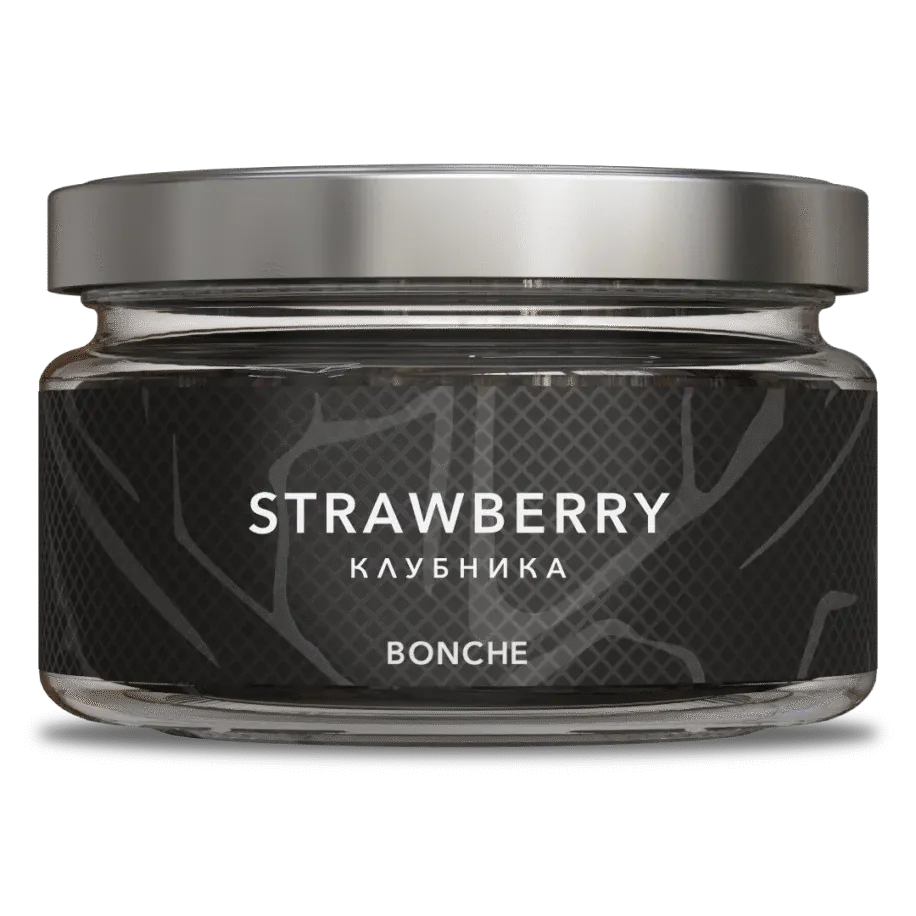 Bonche Strawberry – Strong Cigar-Leaf Shisha Tobacco 120g | UAE