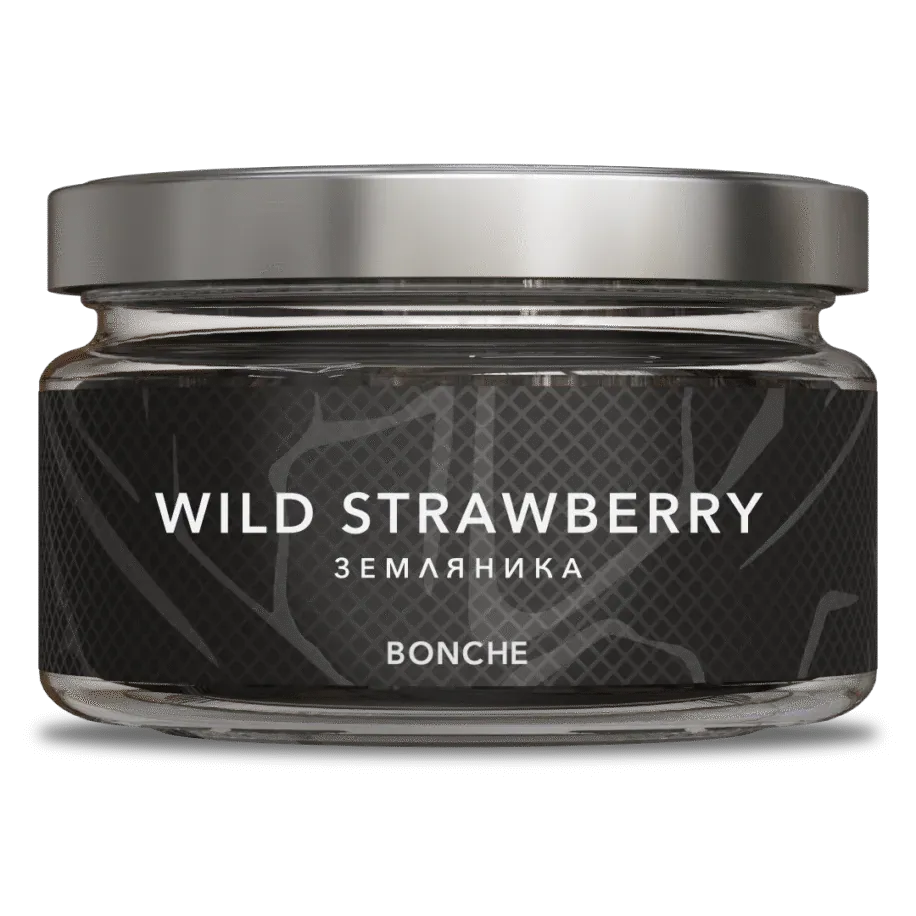 Bonche Wild Strawberry – Strong Cigar-Leaf Shisha Tobacco 120g | UAE