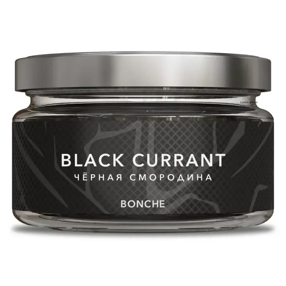 Bonche Black Currant – Strong Cigar-Leaf Shisha Tobacco 120g | UAE