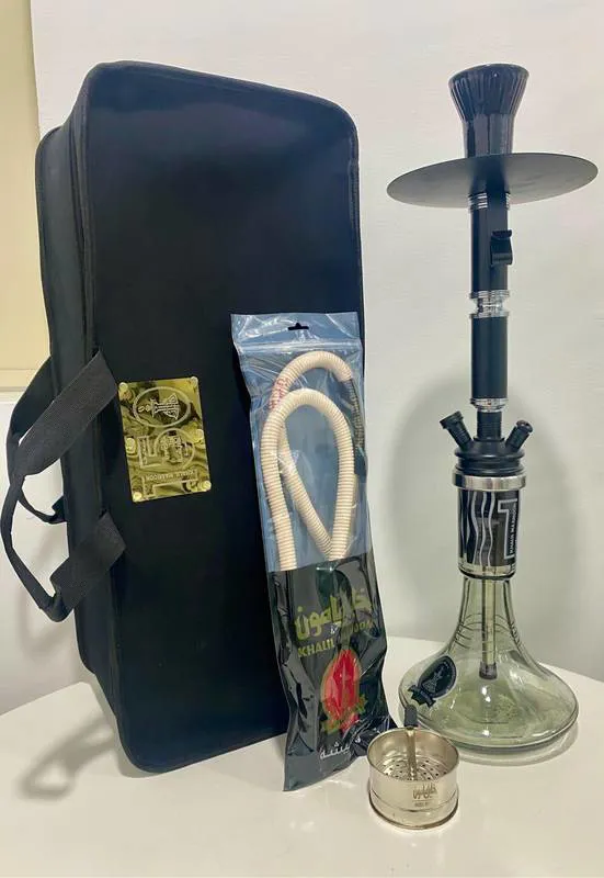 Khalil Mamoon Solitaire Silver Lock – Egyptian Hookah | UAE