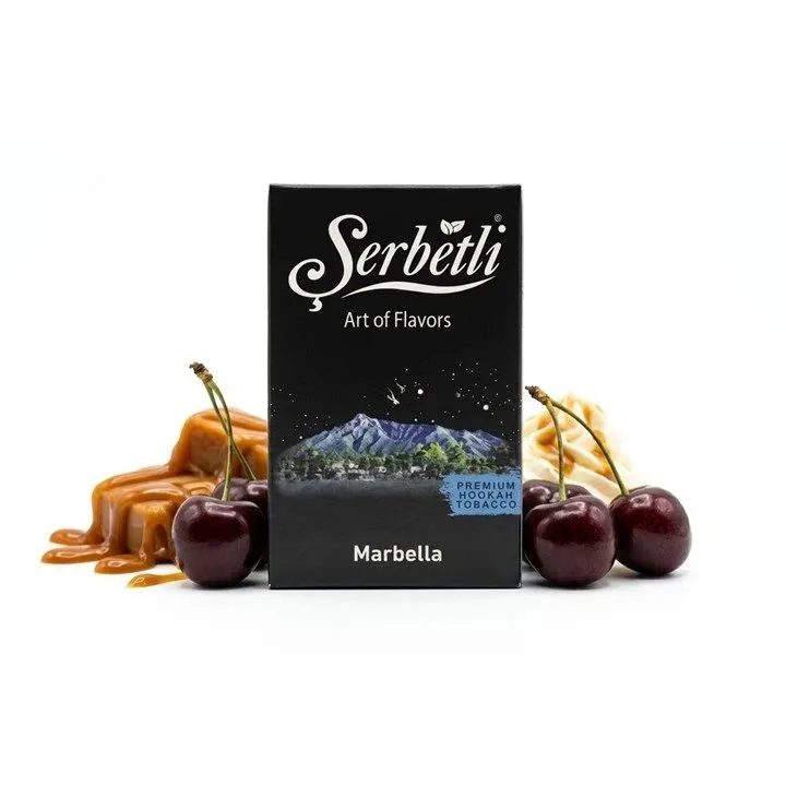 Serbetli Marbella 250g – Cherry Caramel Chocolate Shisha | UAE
