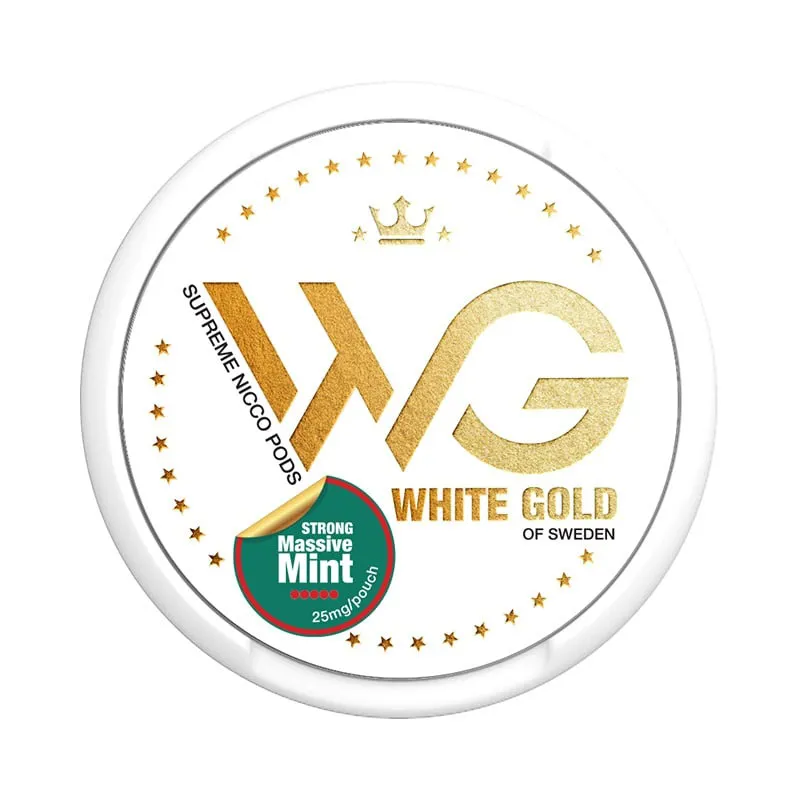 White Gold Massive Mint Nicotine Pouches