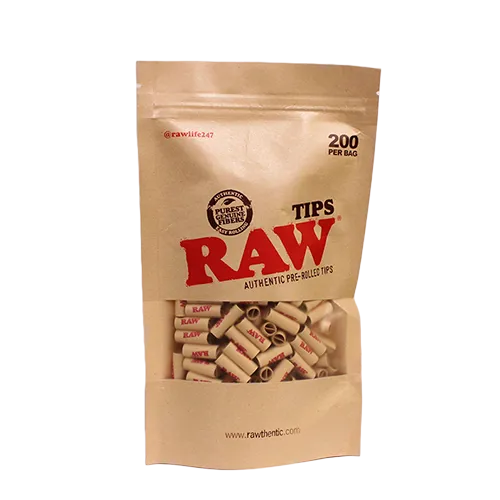 RAW Pre-Rolled Filter Tips