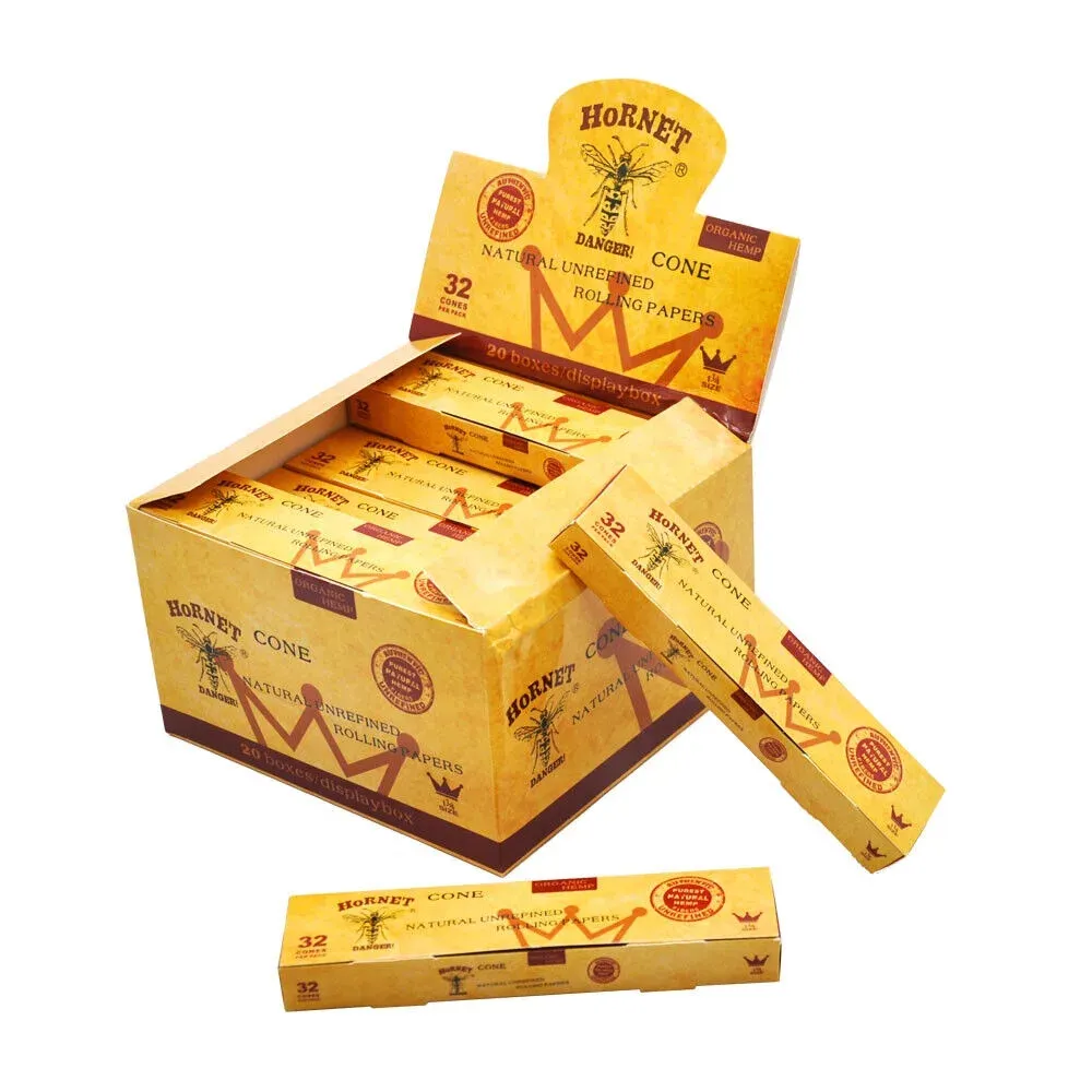 CapHornet Natural Unrefined Rolling Papers