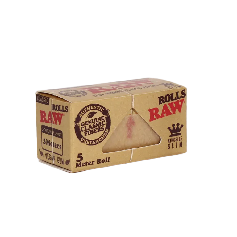 RAW Classic King Size Slim Rolls 5M