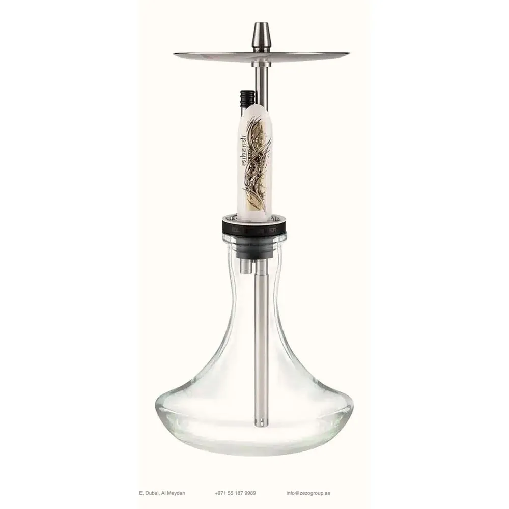 ElBomber Mihendi White Gold – Artistic Hookah | UAE