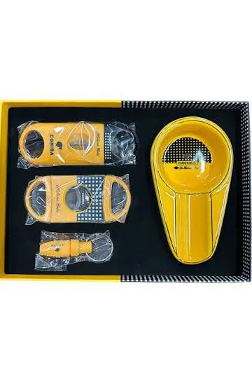 Cigar Lebi Cutter Set with Ashtray