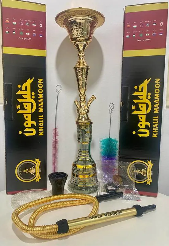Khalil Mamoon Gold – Egyptian Hookah | UAE