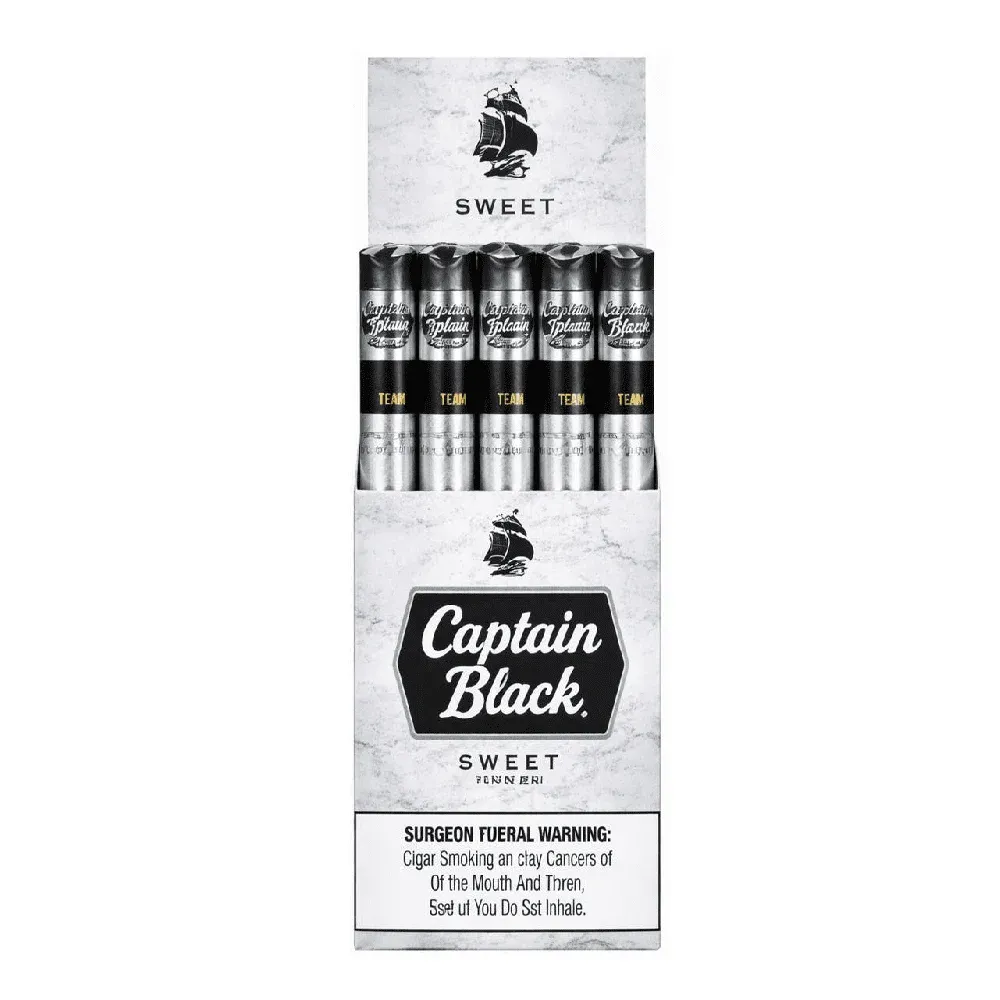 Captain Black Cigarillos (Cherry, Grape, Black Sweet & Silver Sweet)
