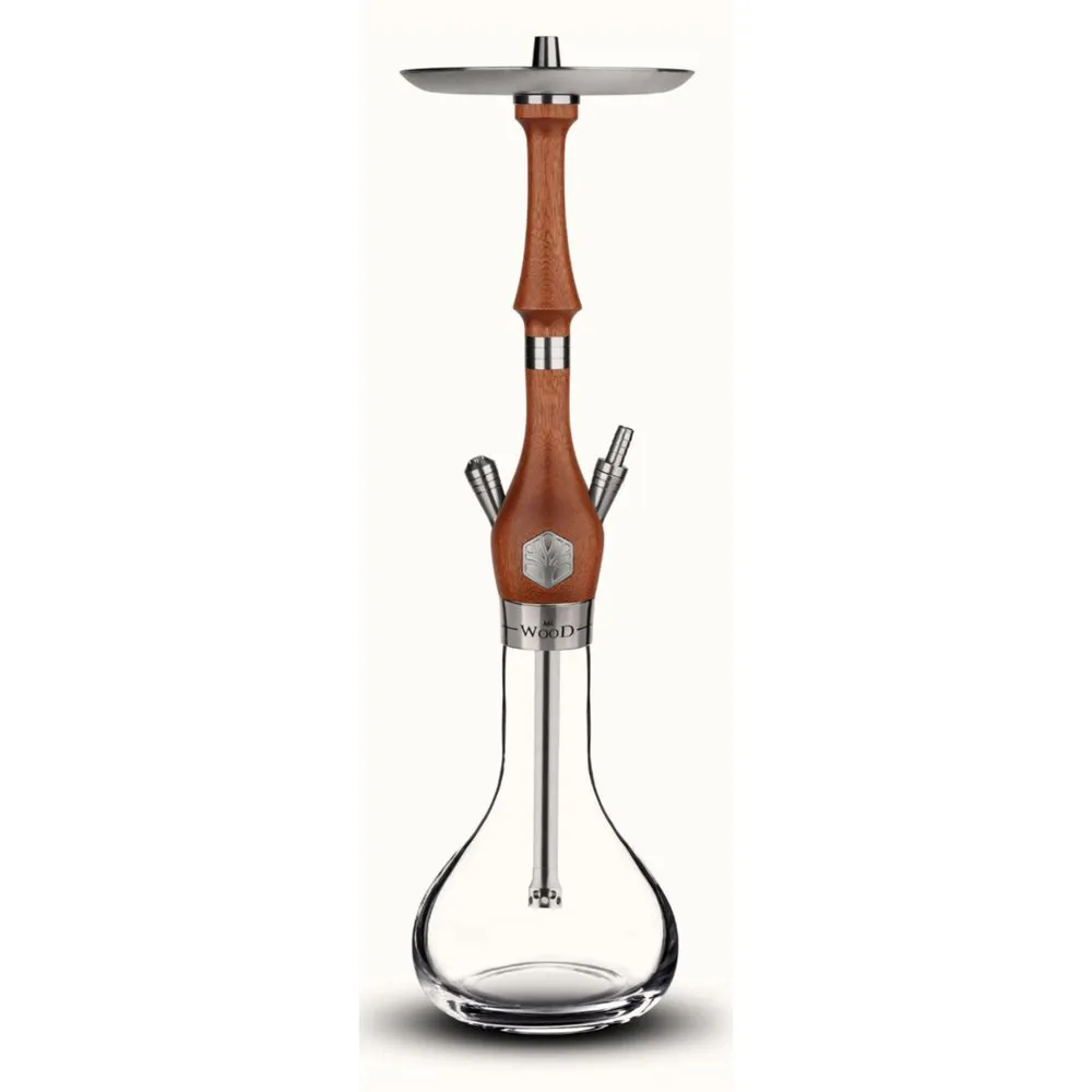 Mr Wood Black / Brown – Wooden Stem Hookah | UAE