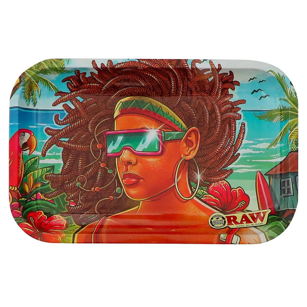 RAW Metal Rolling Tray & Ashtray