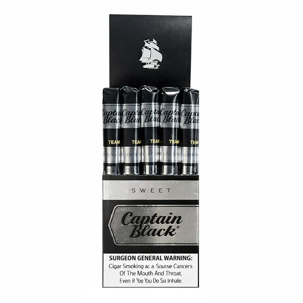 Captain Black Cigarillos (Cherry, Grape, Black Sweet & Silver Sweet)