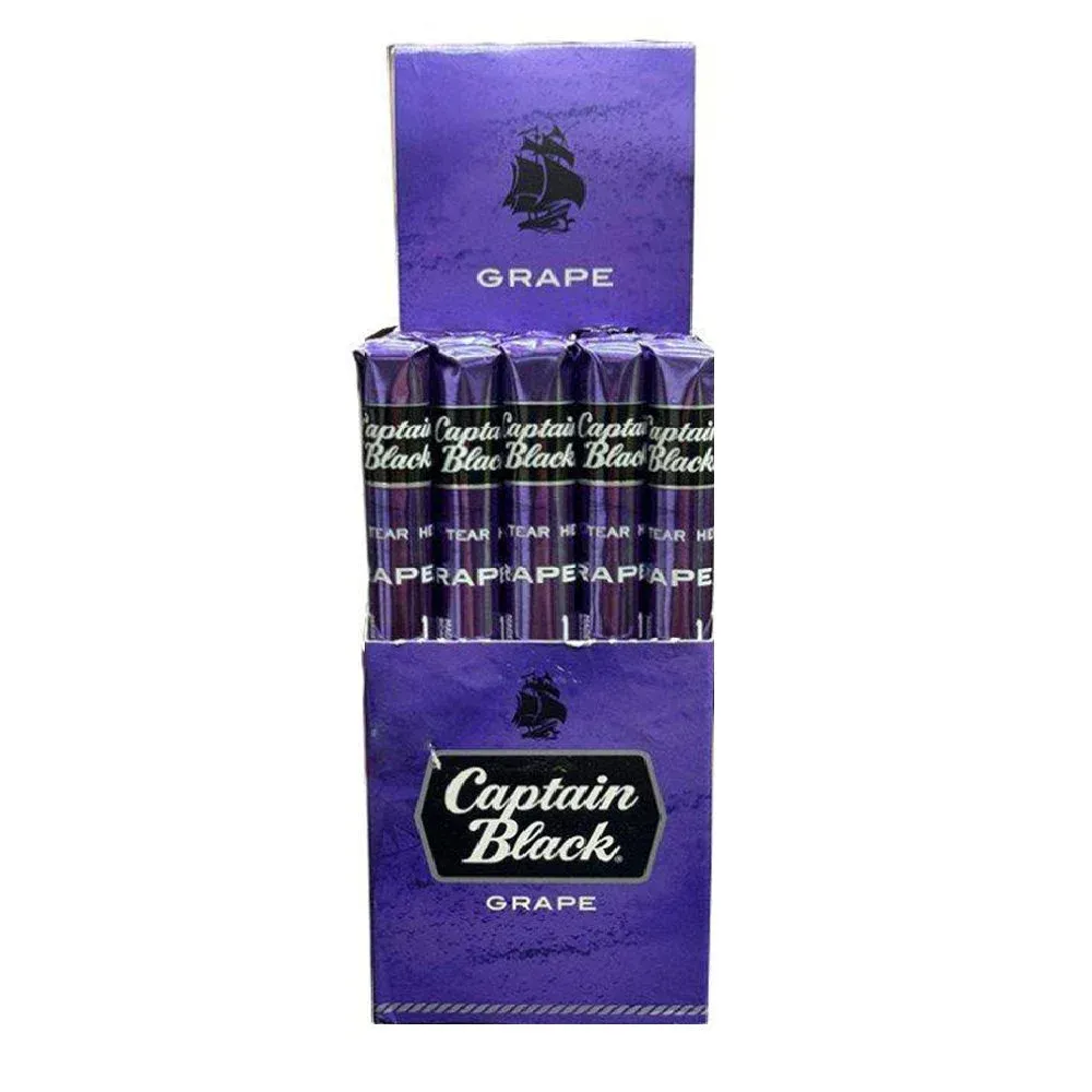 Captain Black Cigarillos (Cherry, Grape, Black Sweet & Silver Sweet)