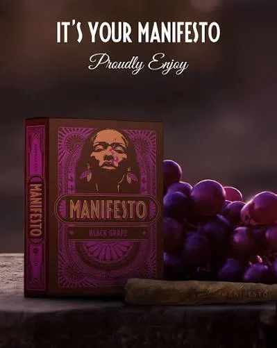 Manifesto Flavored Mini Cigars (Caramel, Black Grape, Mango, Chocolate)
